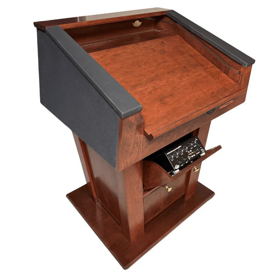 Executive Wood Presidential Plus Evolution Lift™  Sound Lectern | PRES900-EV-LIFT