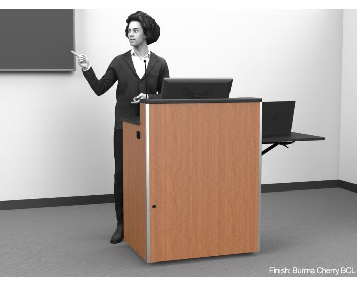 AVFI Teaching Podium with Folding Shelf - PD3009