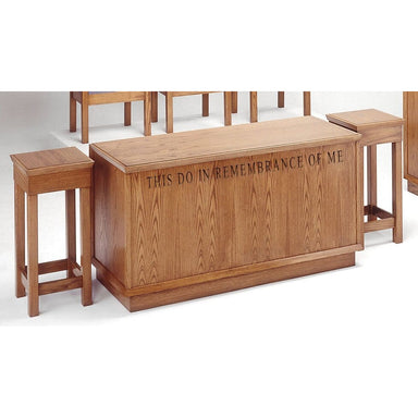 Trinity Communion Table #400- communion table with classic, traditional look