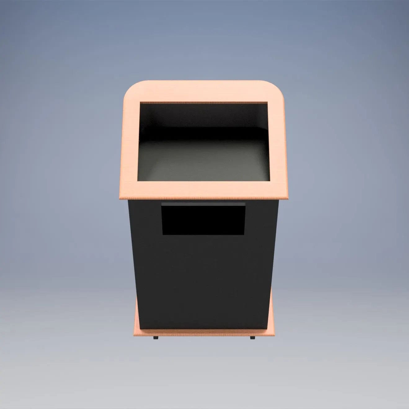 black carpeted lectern drawing