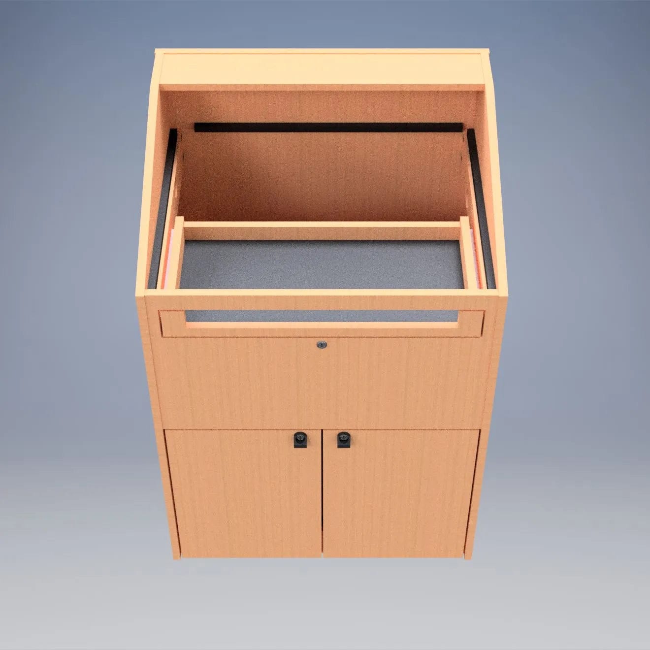 sound craft multimedia lectern with work surface removed