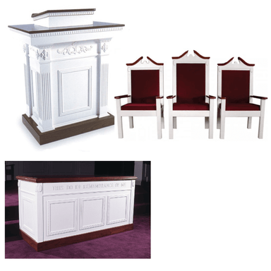 TSP 620 modern pulpit furniture set