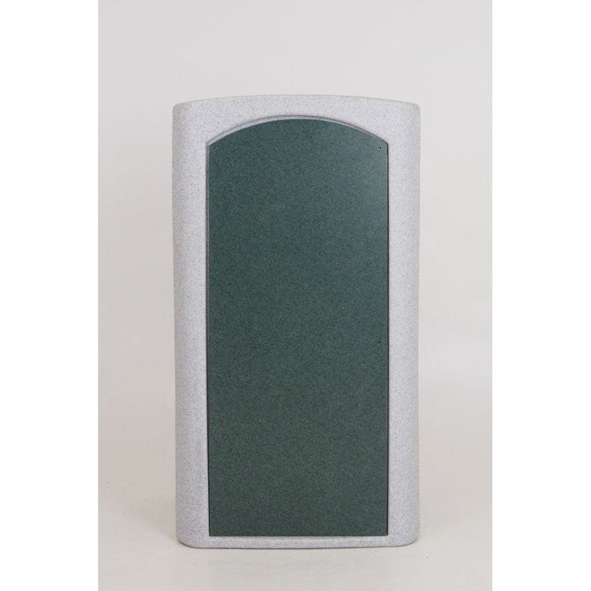 white and green custom portable podium