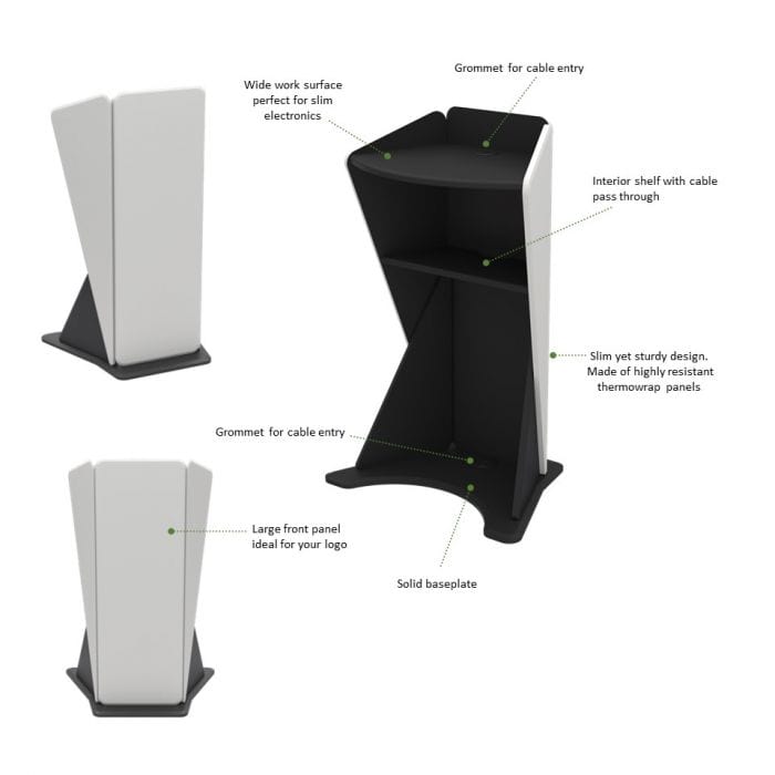 Lex17 Podium Slim Presentation Lectern LEX17 — Podium Stage
