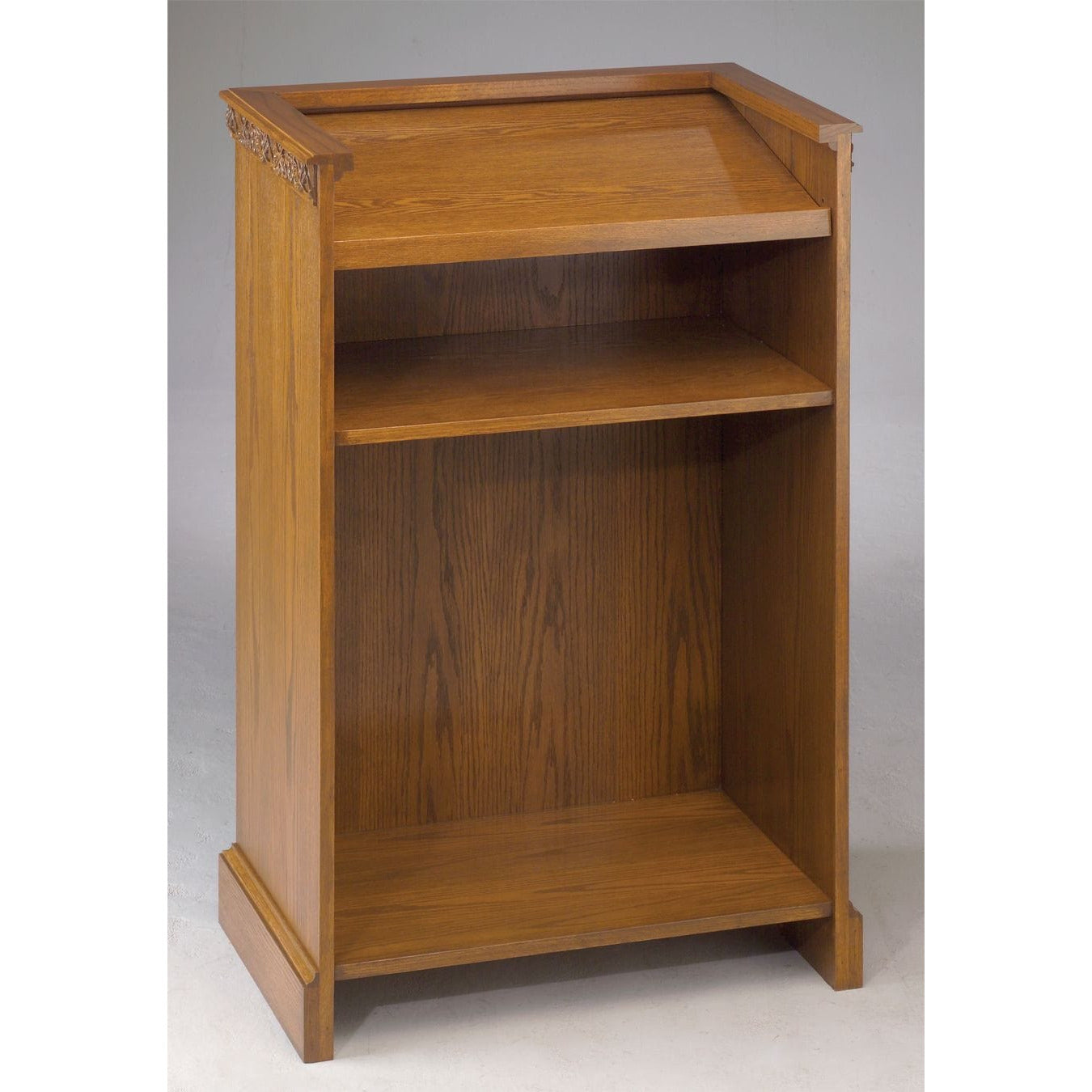 Imperial Woodworks 501 Traditional Wooden Pulpit — Podium Stage