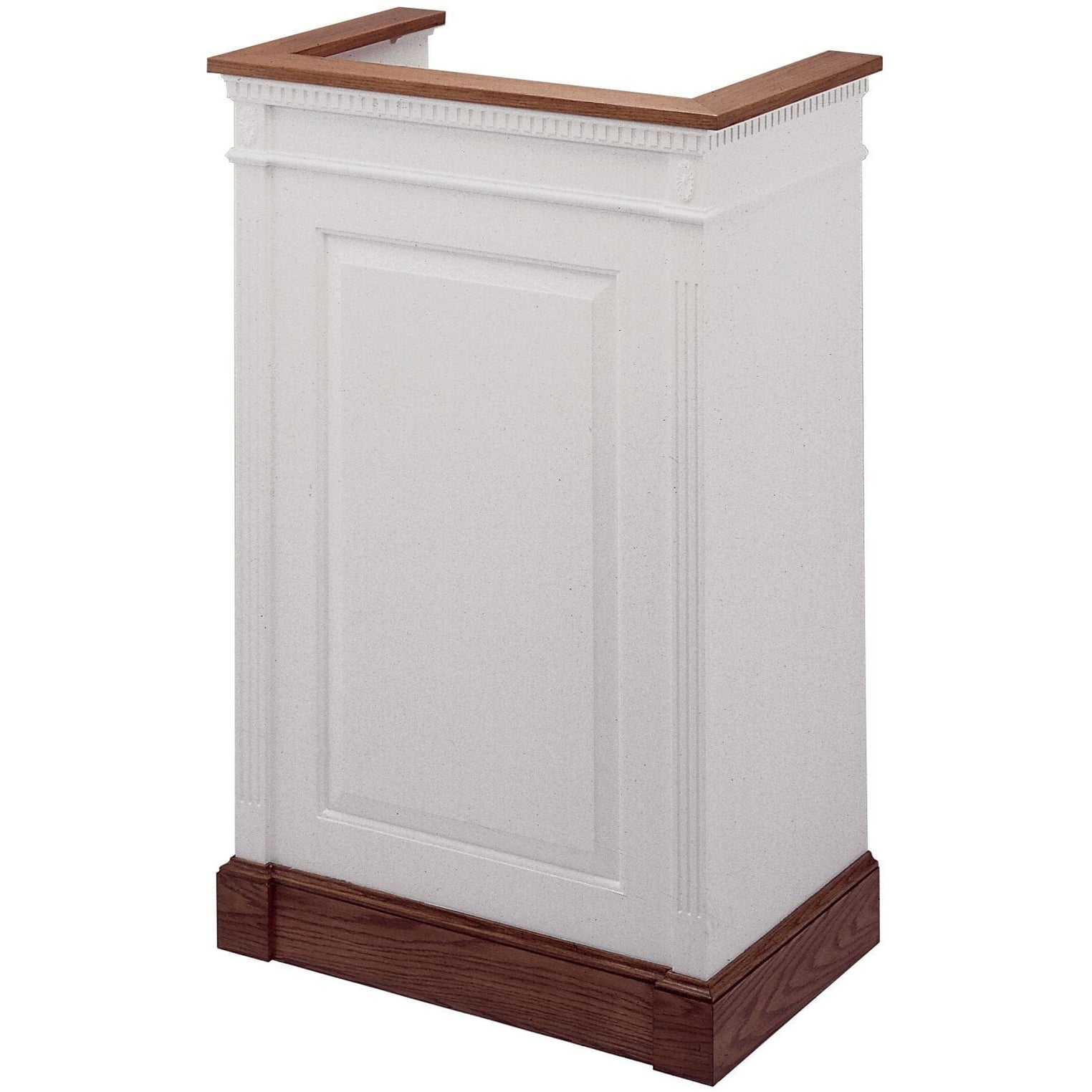 white imperial woodworks pulpit 