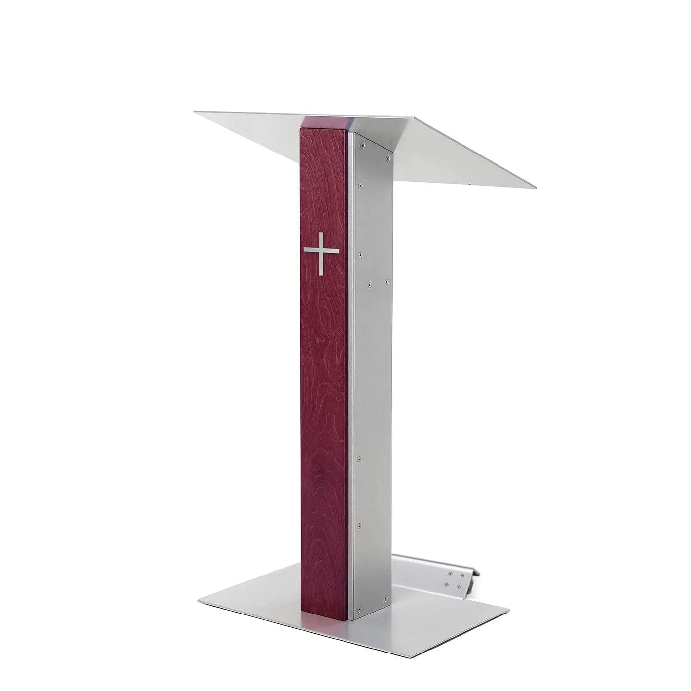 Urbann Y5 Wood Church Podium in Mahongany with wheels