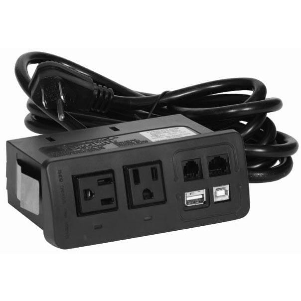 Power Panel with Surge Protection — Podium Stage