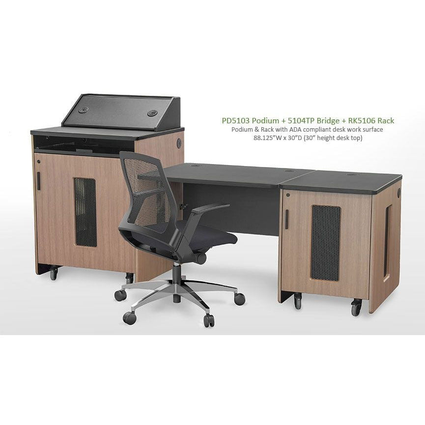AVFI ModuDesk Desk End For PD51 Series - 5104DE