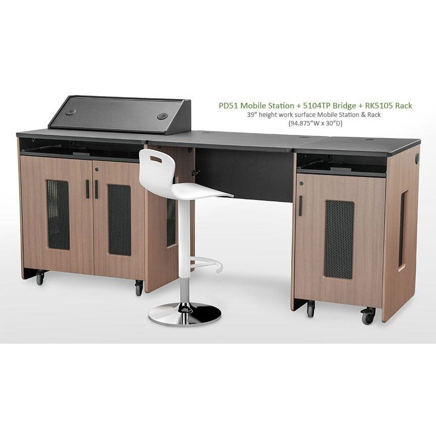 AVFI ModuDesk Desk End For PD51 Series - 5104DE