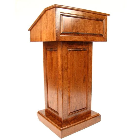 executive wood products hardwood lectern the counselor