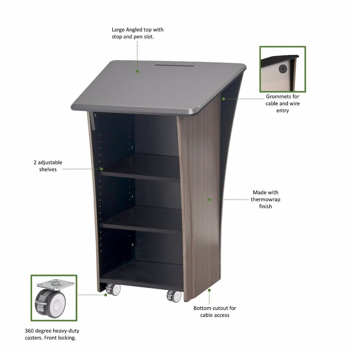 Podiums & Lecterns | Premium Speaking Furniture | Shop Now! — Podium Stage