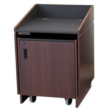 avfi lexyz34 height adjustable lectern with casters