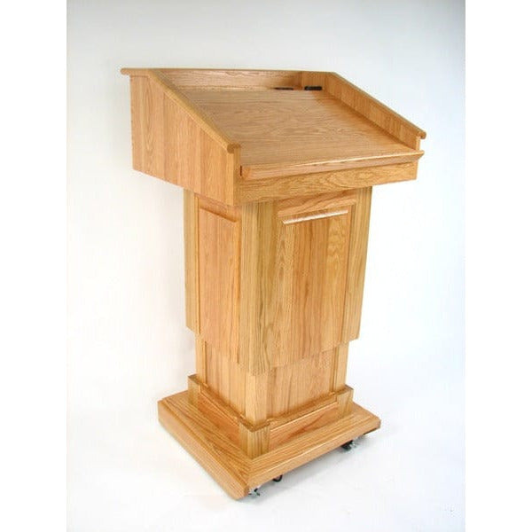 Executive wood consular lift in light oak