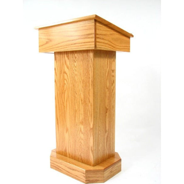 The Senator Full Handcrafted Solid Hardwood Lectern — Podium Stage