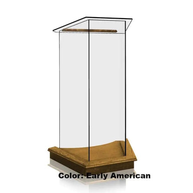 Prestige Glass Podium NC2 - An elegant product with functional features.  This glass podium comes with a spacious reading surface with an oak book rest.