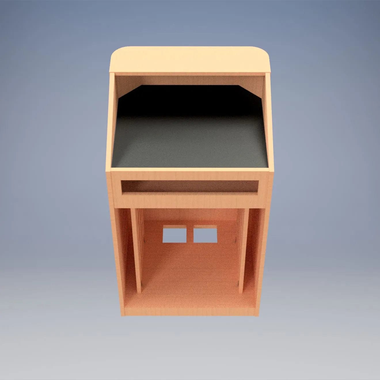 Fieldstone Lecterns Functional Wooden Lectern The Representative — Podium Stage