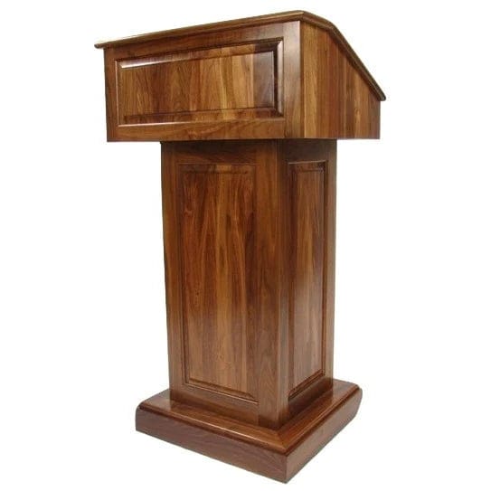 The Counselor Modern Hardwood Lectern — Podium Stage